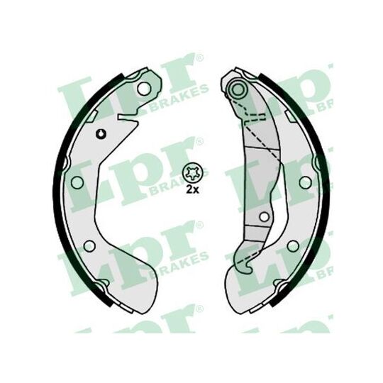 08130 Brake Shoe Set