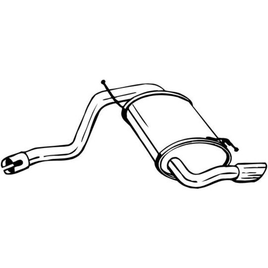200-181 End Silencer