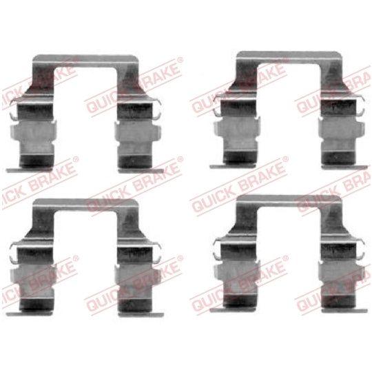 109-1164 Brake pad fitting set