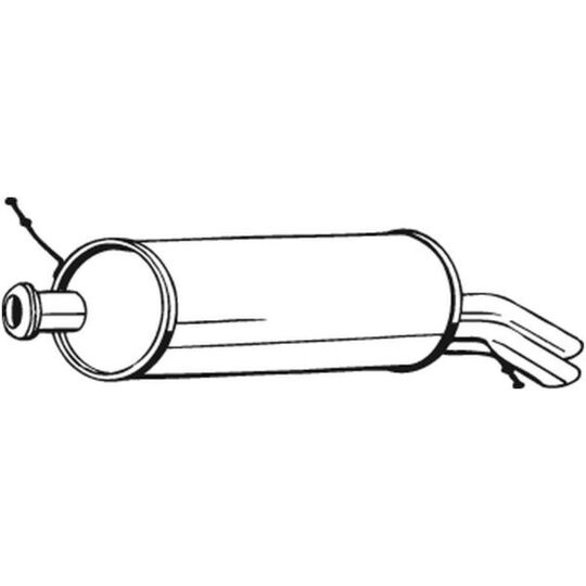 135-547 End Silencer