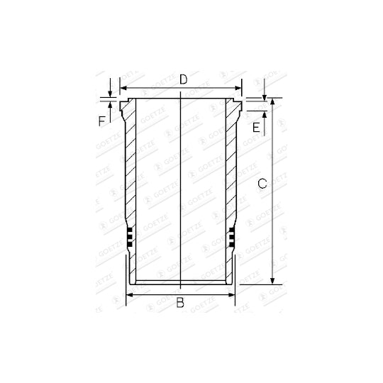 15-260040-00 Cylinder Sleeve