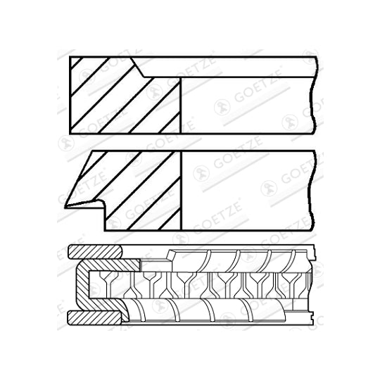 08-963300-00 Piston Ring Kit