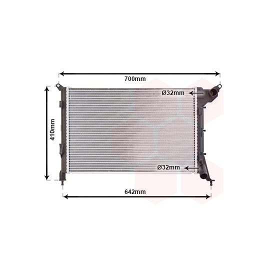 06002310 Radiator, engine cooling