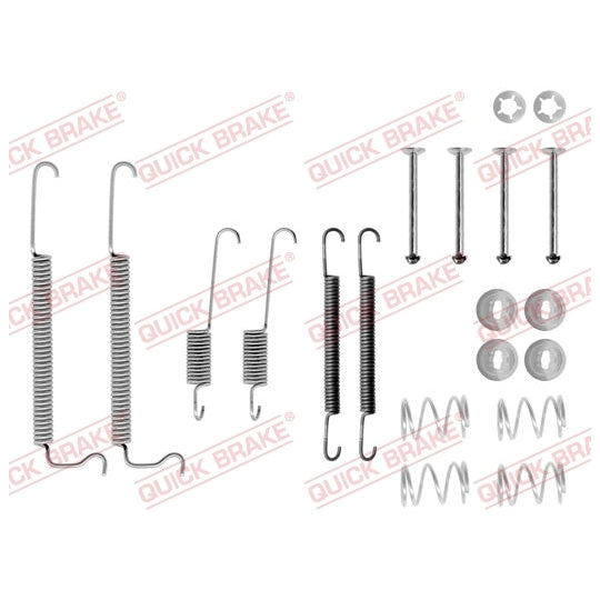 105-0629 Brake shoe fitting set