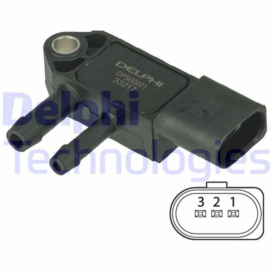 DPS00001 Sensor, exhaust pressure