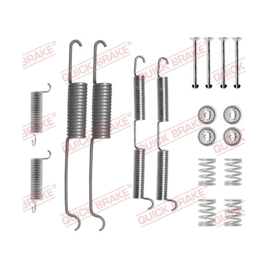 105-0687 Brake pad fitting set