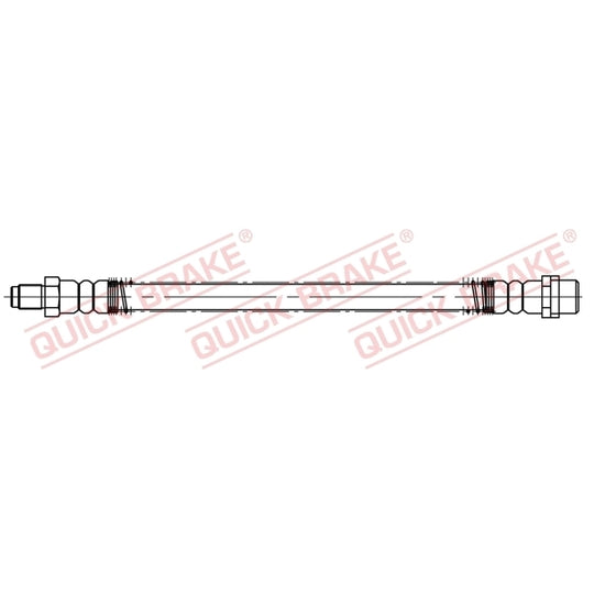 35.500 Flexible brake pipe