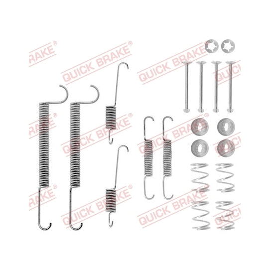 105-0630 Brake shoe fitting set