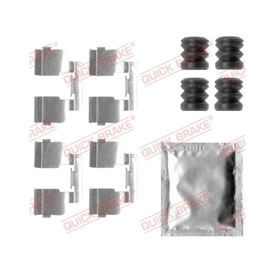 109-1835 Brake pad fitting set