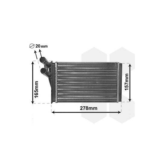 03006097 Heat Exchanger, interior heating