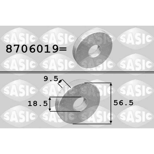 8706019 Washer, crankshaft pulley