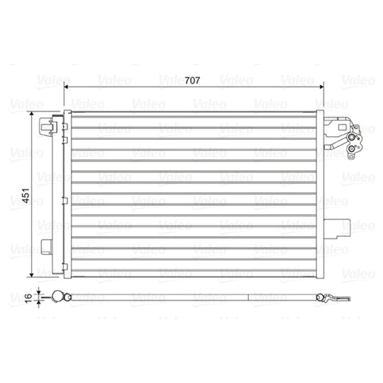 814461 Condenser, air conditioning