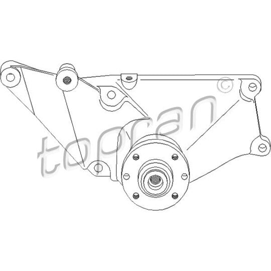 400 017 Support, cooling fan