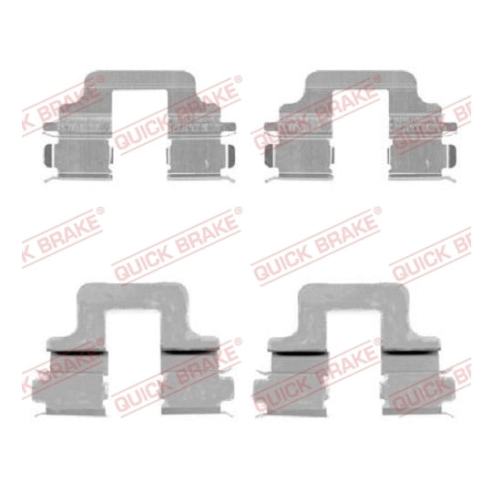 109-1731 Brake pad fitting set