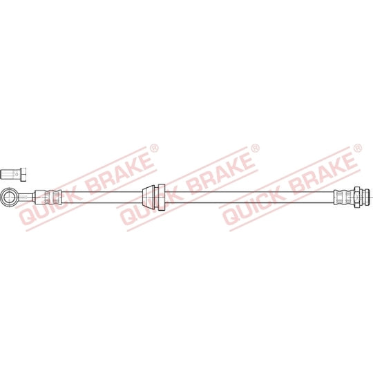 50.854X Flexible brake pipe