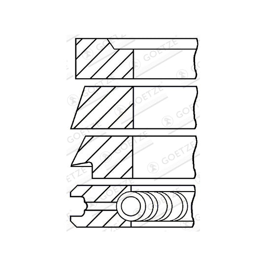 08-313800-10 Piston Ring Kit