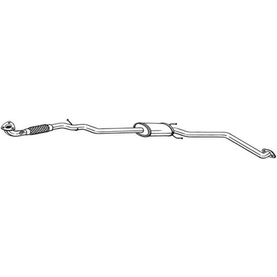 293-031 Middle Silencer