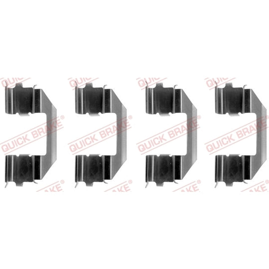 109-1258 Brake pad fitting set