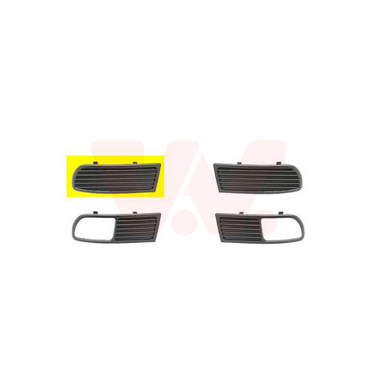 4913592 Ventilation Grille, bumper