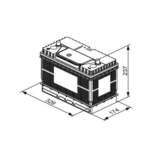0 092 T30 500 Starter Battery