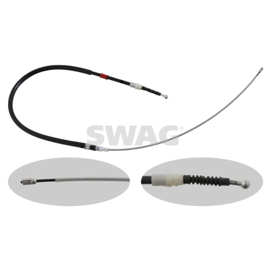 30 93 0727 Cable, parking brake