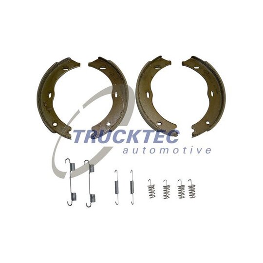 02.35.243 Brake Shoe Set, parking brake