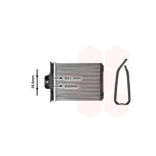 37006217 Heat Exchanger, interior heating