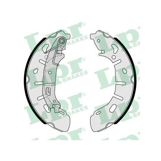 01101 Brake Shoe Set