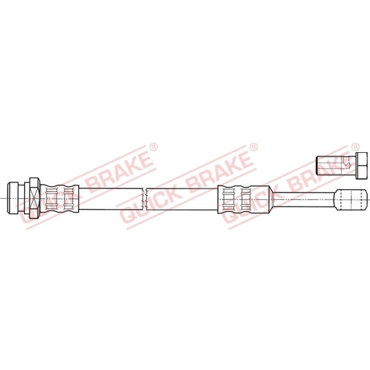 50.071X Flexible brake pipe