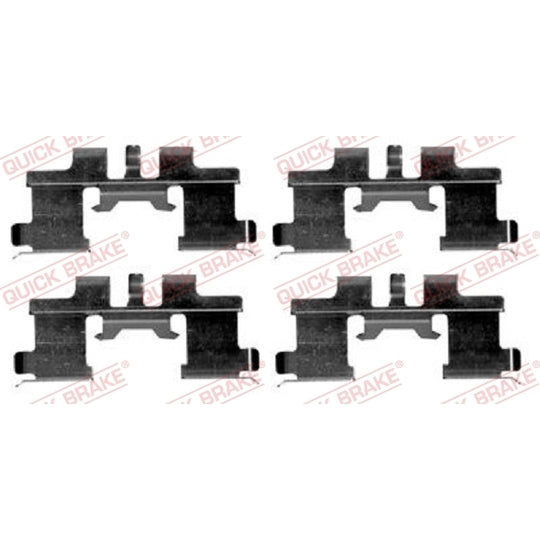 109-1677 Brake pad fitting set