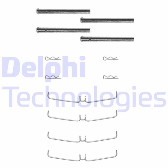 LX0004 Accessory Kit, disc brake pad