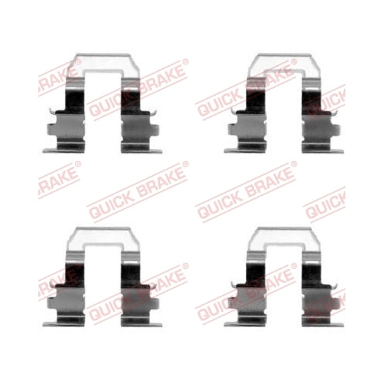 109-1255 Brake pad fitting set