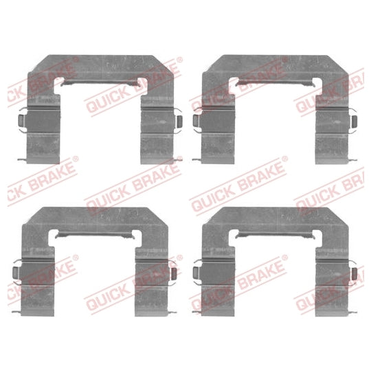 109-1761 Brake pad fitting set