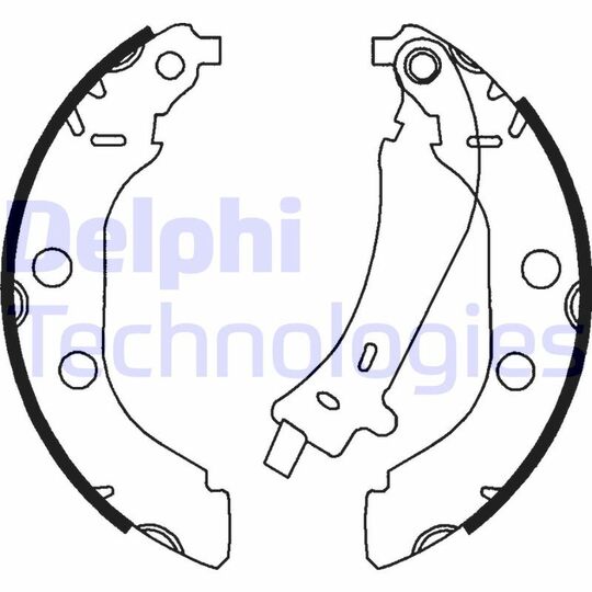LS1723 Brake Shoe Set