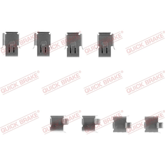 109-1171 Brake pad fitting set