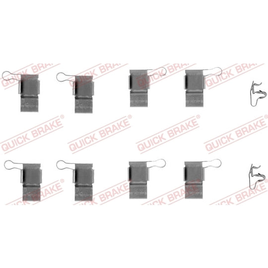 109-1193 Brake pad fitting set