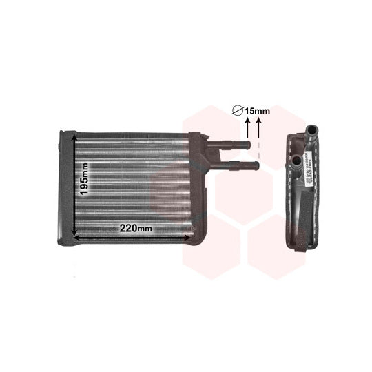 09006128 Heat Exchanger, interior heating