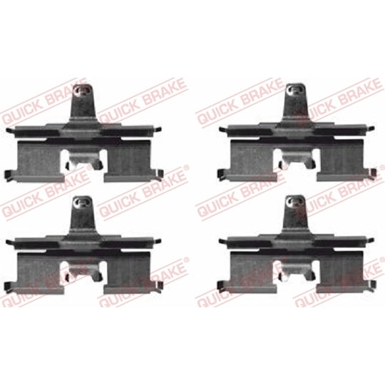 109-1692 Brake pad fitting set