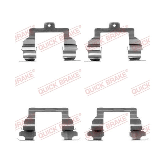 109-1291 Brake pad fitting set