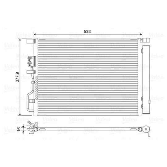 822612 Condenser, air conditioning