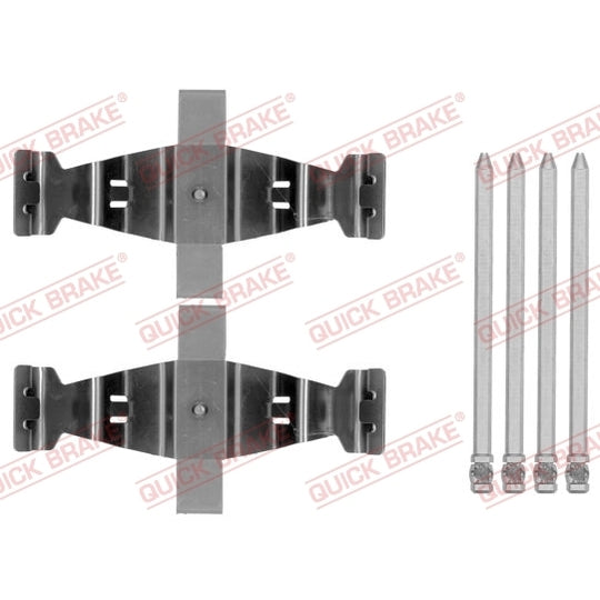 109-1786 Brake pad fitting set
