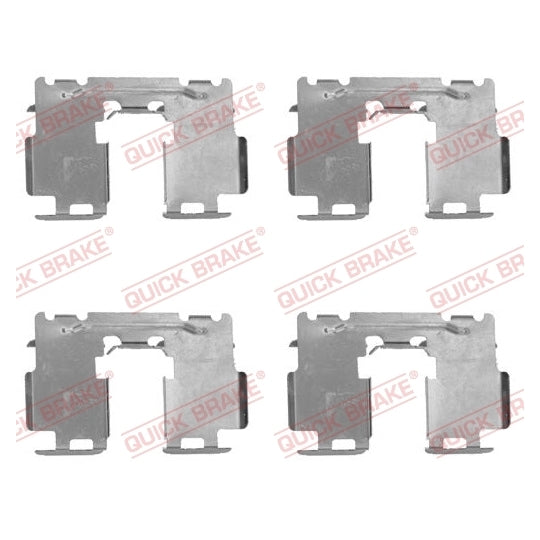 109-1760 Brake pad fitting set