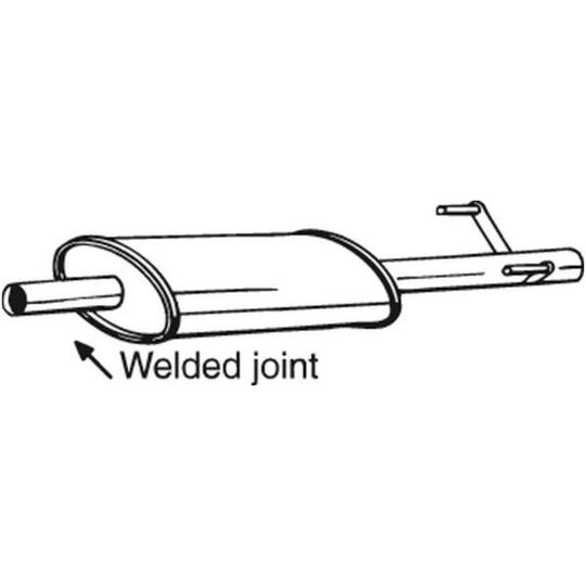175-421 Middle Silencer
