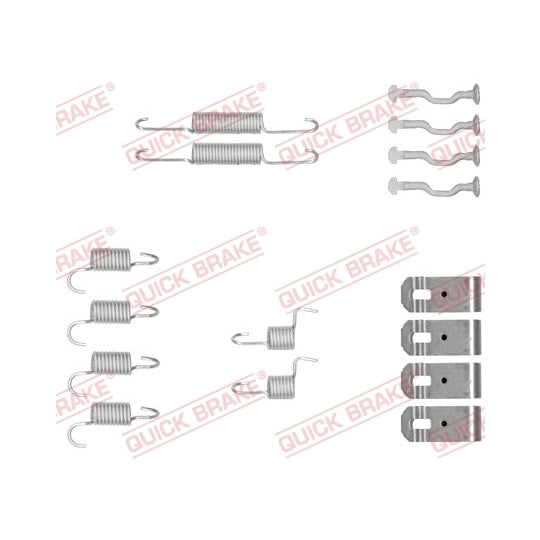 105-0876 Brake shoe fitting set