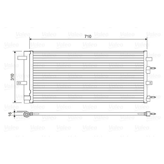 822618 Condenser, air conditioning