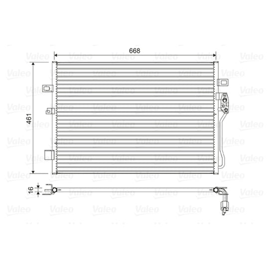 822625 Condenser, air conditioning