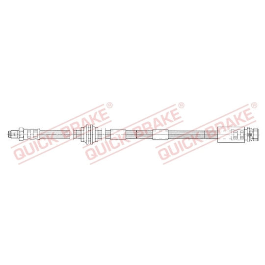 58.986 Flexible brake pipe