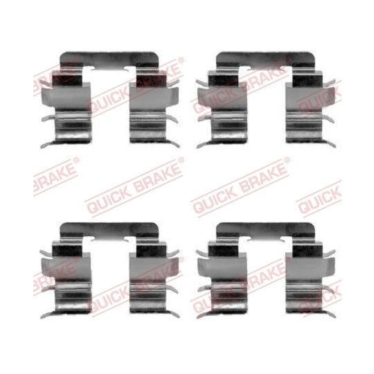 109-1272 Brake pad fitting set