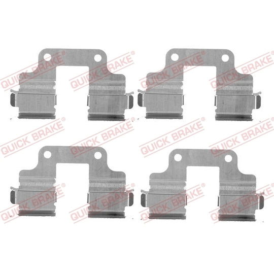 109-1739 Brake pad fitting set