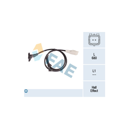 78181 Sensor, wheel speed